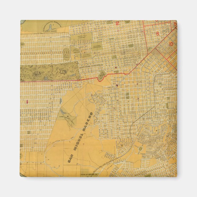 Britton and Rey's Guide Map Magnet (Vorne)