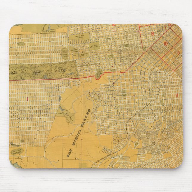 Britton and Rey's Guide Map Mousepad (Vorne)