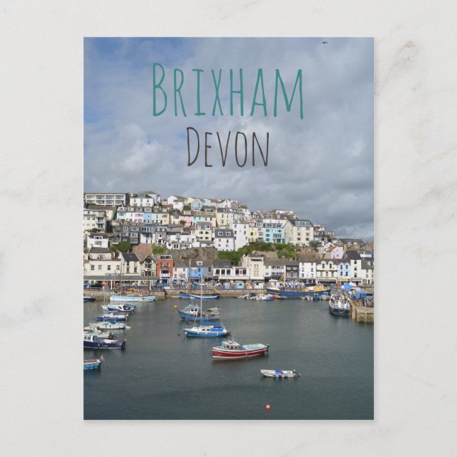 Brixham, Devon Postcard Postkarte (Vorderseite)