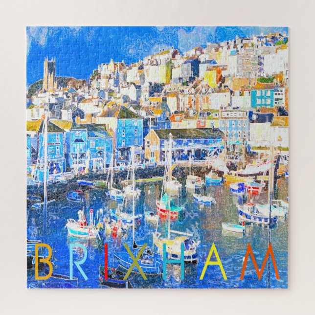 Brixham Devon UK Puzzle (Vertikal)
