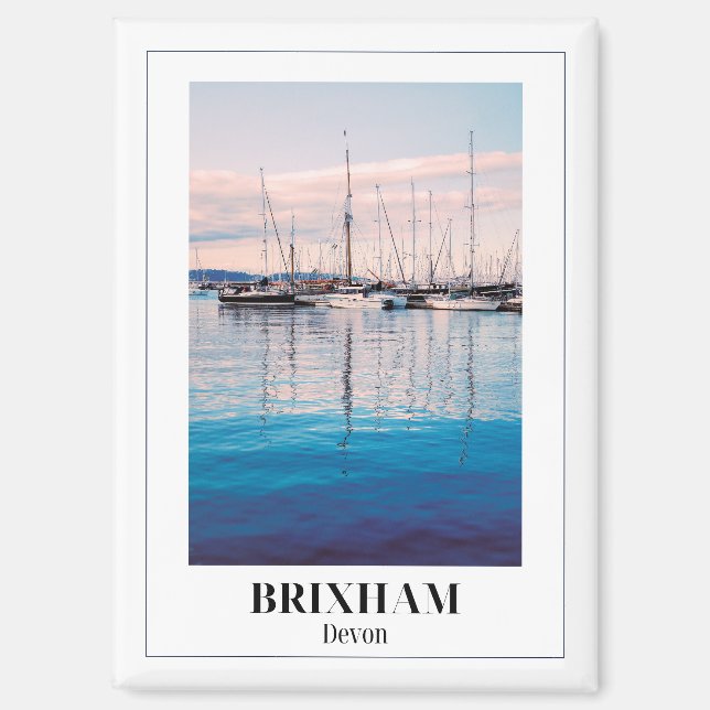 Brixham, English Riviera, Devon, Cornwall Magnet (Vorderseite)