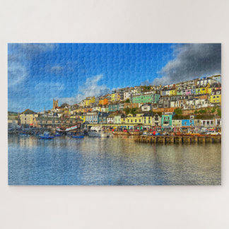Brixham Heritage: Farbige Hänge und Kirche Puzzle