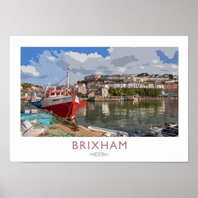 Brixham Railposter Poster (Vorne)