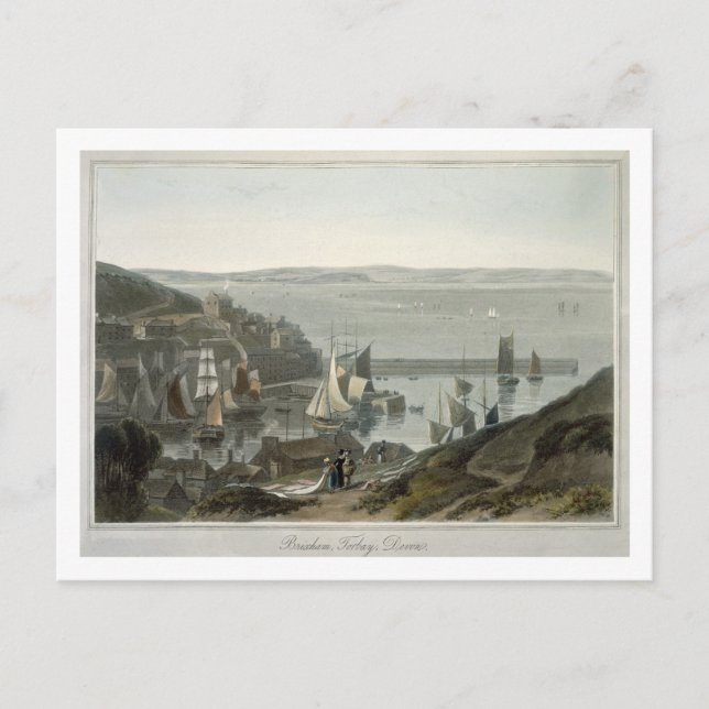 Brixham, Torbay, Devon, Band VIII "A Voy" Postkarte (Vorderseite)