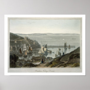 Brixham, Torbay, Devon, from Volume VIII of 'A Voy Poster
