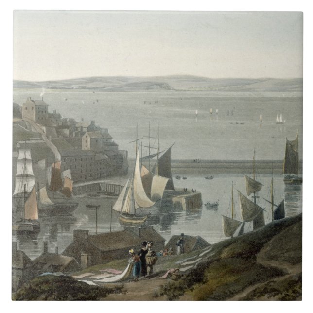 Brixham, Torbay, Devon, von Volumen VIII von Fliese (Vorderseite)