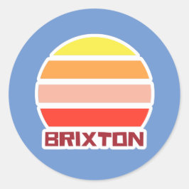 Brixton London Vintag Sunset Sticker