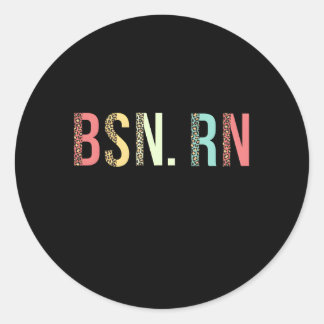 BRN 2023 Graduate Bsn Registered Nurse Graduati Runder Aufkleber