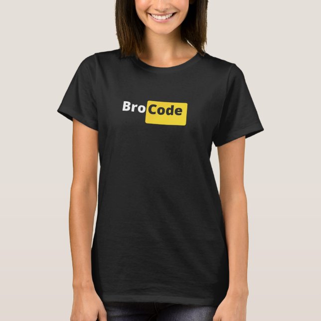 Bro-Code T-Shirt (Vorderseite)