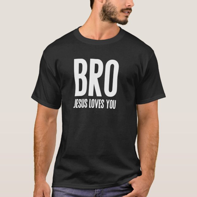 Bro Jesus Lieben Sie Christlich Pullover (Vorderseite)