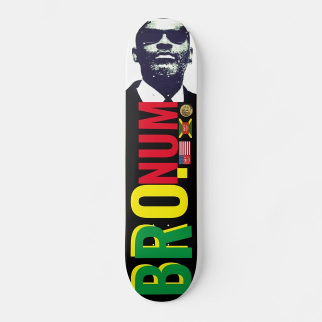 BRO NUM OFFIZIELL Skateboard (Vorderseite)