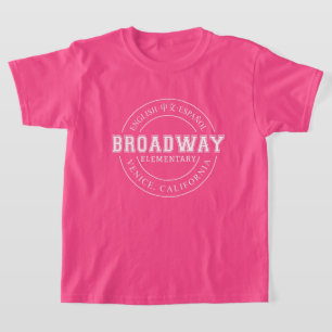 Broadband Elementary School Children Round-Logo-Sh T-Shirt