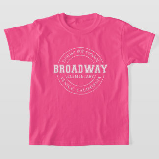 Broadband Elementary School Children Round-Logo-Sh T-Shirt