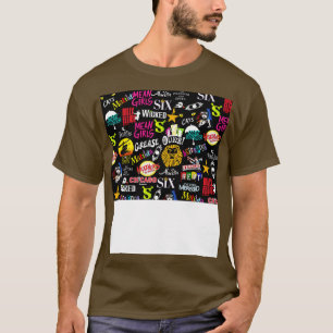 Broadcast Musicals Face Mask T-Shirt