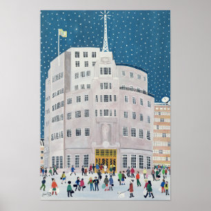 Broadcasting House der BBC Poster