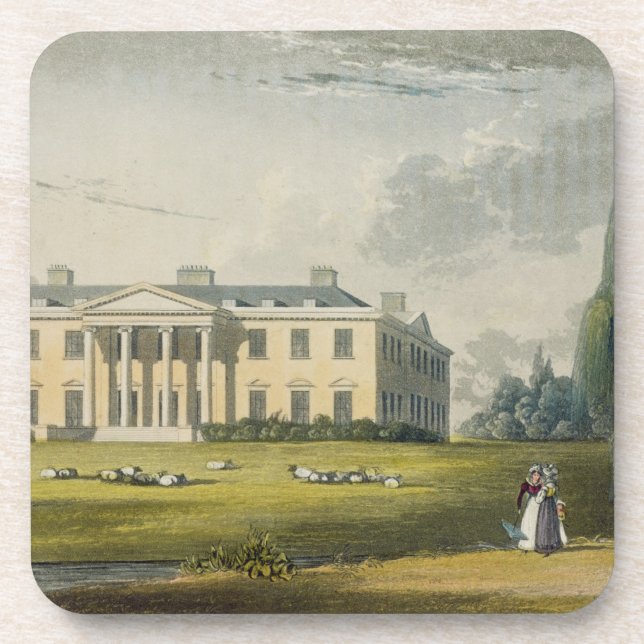 Broadlands, von Ackermanns "Behälter von Künsten", Untersetzer (Vorderseite)