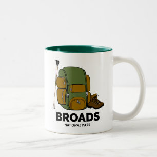 Broads Nationalpark - Rucksack Zweifarbige Tasse