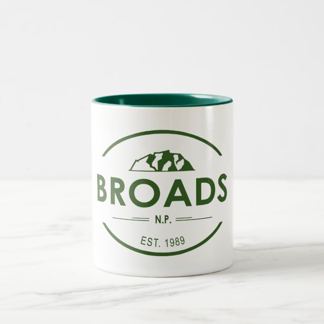 Broads Nationalpark Zweifarbige Tasse (Mittel)