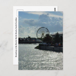 Broadway am Strand, Myrtle Beach, SC Postkarte