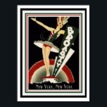 Broadway Art Deco Poster 12 x 16<br><div class="desc">Einzigartige Art Deco Werbung für Broadway. Maßnahmen. Das Poster ist 12 x 16 und kann in anderen Größen erhältlich sein.</div>