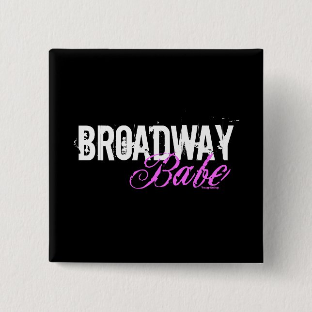Broadway-Baby Button (Vorderseite)