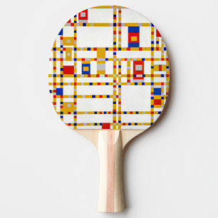 Broadway Boogie Woogie   Piet Mondrian   Tischtennis Schläger
