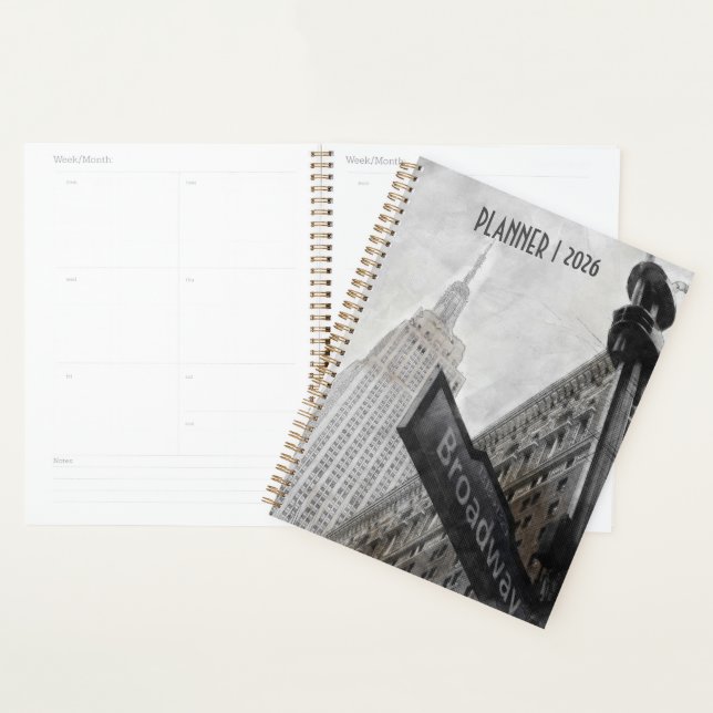 Broadway Corner Sign New York City 2026 Planner  Planer (Anzeige)