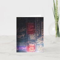 Broadway ~ Karte/Einladungen