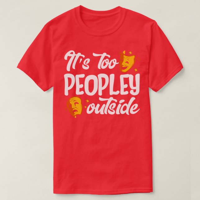 Broadway Lover Geschenkidee Nerd Geschenk T-Shirt (Design vorne)