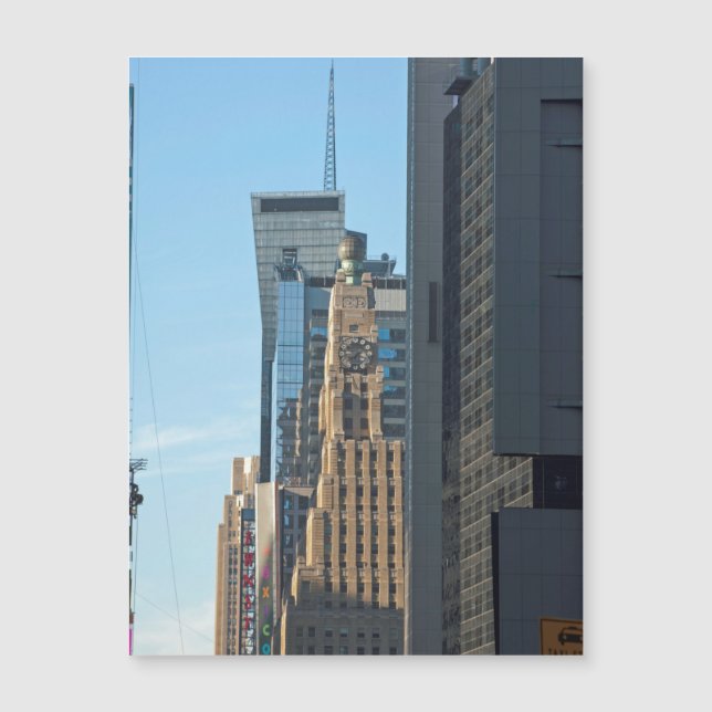 Broadway Manhattan New York City Magnetkarte (Vorderseite)