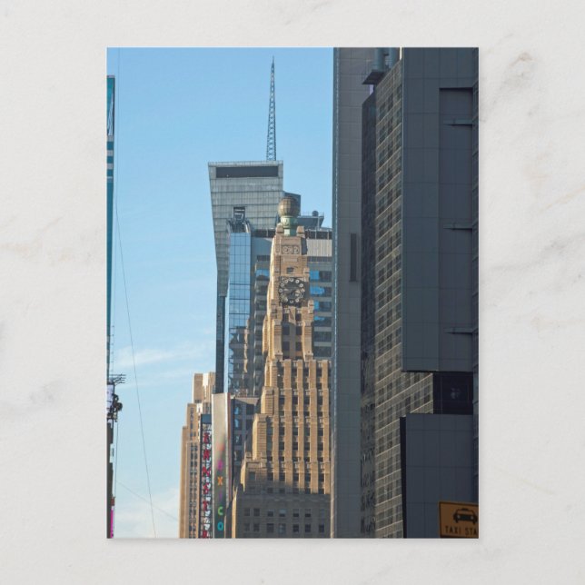 Broadway Manhattan New York City Postkarte (Vorderseite)