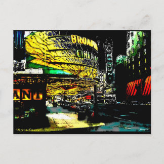 Broadway - Postcard Postkarte