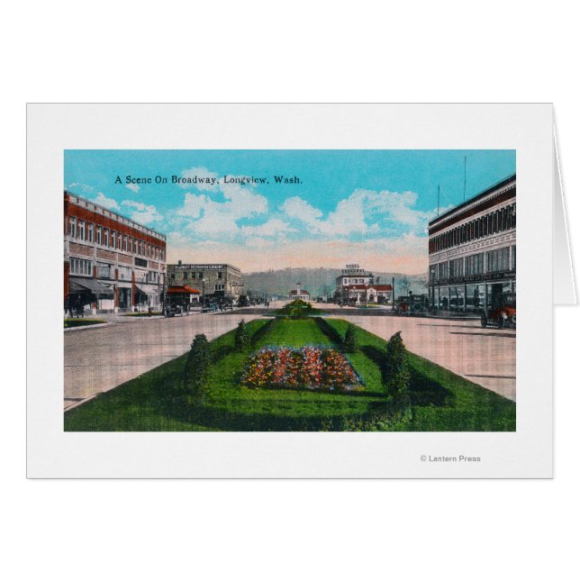 Broadway SceneLongview, WA (Vorderseite (Horizontal))