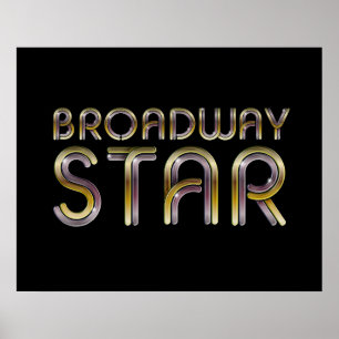 Broadway Star Poster