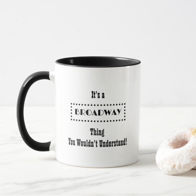 Broadway-Tasse Tasse (Mit Donut)