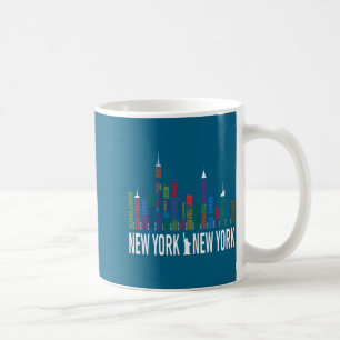 Broadway-Theater New York Skyline Kaffeetasse