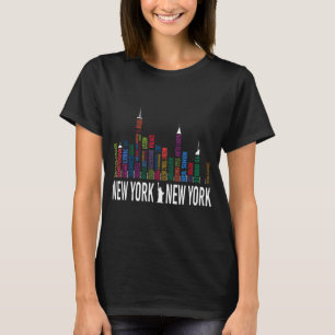 Broadway-Theater New Yorker Skyline T-Shirt