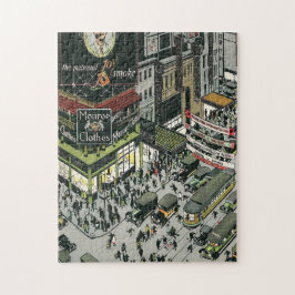 Broadway, Times Square, New Yorker Straßen nachts Puzzle