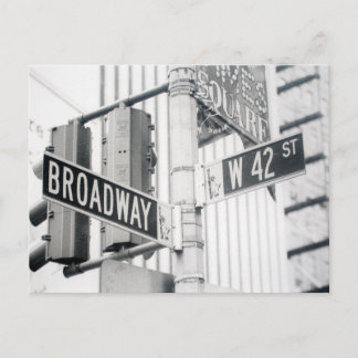 Broadway-Times Square-Postkarte Postkarte
