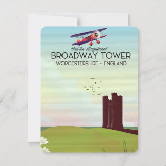 Broadway Tower Worcestershire Travel Poster