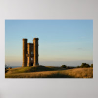 Broadway Turm in Cotswolds Poster