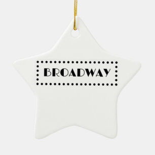 Broadway-Verzierung Keramik Ornament