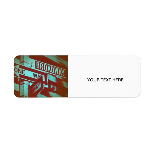 Broadway-Zeichen (Vorne)