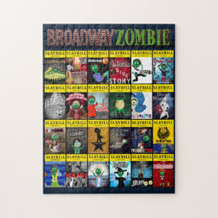 Broadway Zombie Theaterprogramme Jigsaw Puzzle