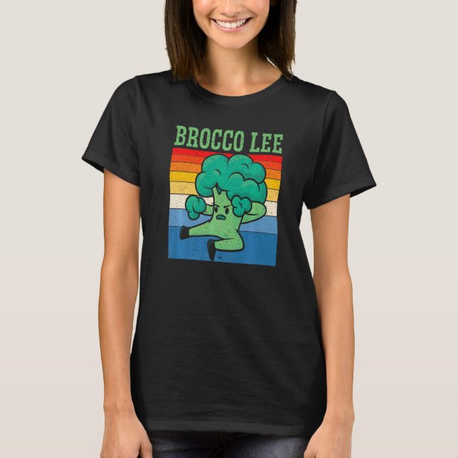 Brocco Lee Gemüsepflanze Vegan Broccoli T-Shirt (Vorderseite)