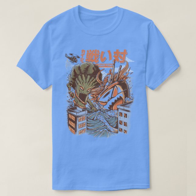 Brocco vs Ramen Kaijus T-Shirt (Design vorne)