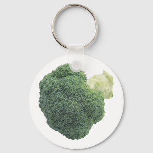 Broccoli 2.25" Basic Button Keychain Schlüsselanhänger