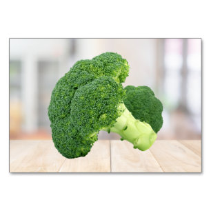 Broccoli ABA Tact Flashcard Bildkarten Tischnummer