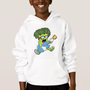 Broccoli als Musiker mit Gitarre Hoodie
