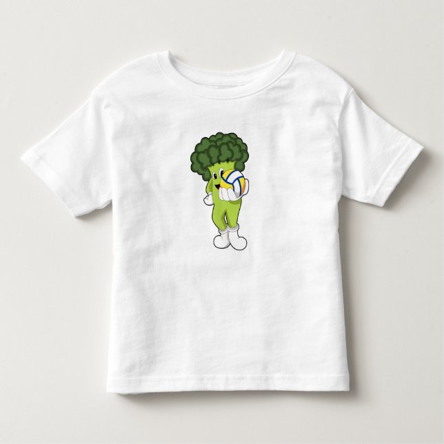 Broccoli beim Volleyball-Sport Kleinkind T-shirt (Vorderseite)